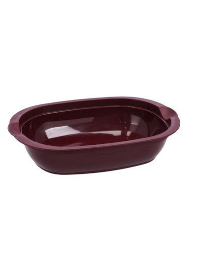 اشتري Oval Casserole With Lid Polymer Plastic Container DC2546 في الامارات