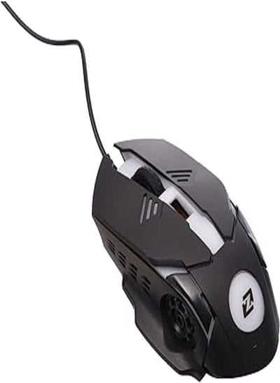 اشتري ZERO ELECTRONICS ZR-1720 Optical Mouse USB Wired Mouse 1000 Dpi For Laptop And PC - Black في مصر