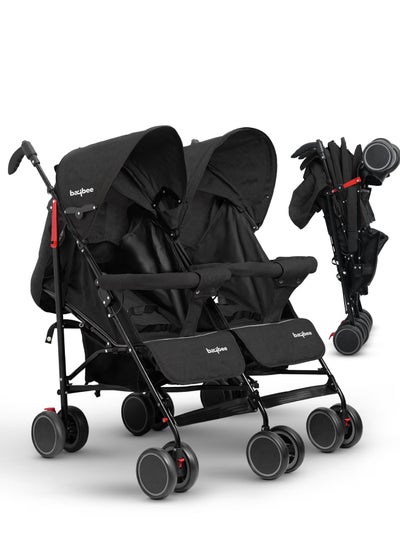 in Twin Baby Stroller For Newborn Babies, Double Seat Stroller