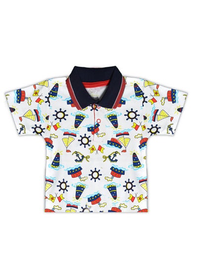 Buy Baby Boys Polo T-shirt All over Printed in Egypt
