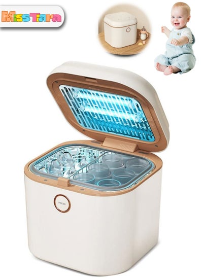 Buy Simple one-touch controls Intelligent Baby Bottle Sterilizer With Drying UV Disinfection 72h Sterile Protection 12 Bottle Capacity Baby Bottle Disinfection Cabinet in UAE