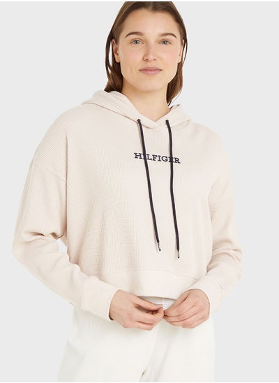 Buy Logo Drawstring Hoodie in UAE