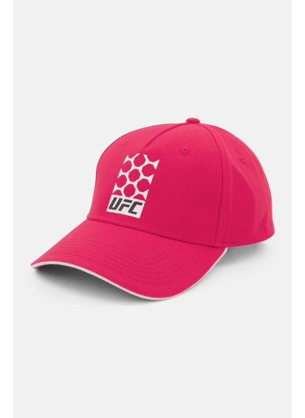 Buy Men Graphic Printed Logo Baseball Cap, Red in Saudi Arabia