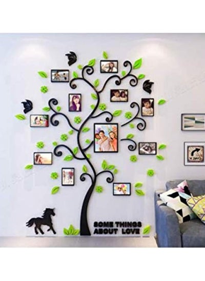 Buy COOLBABY 3D Arcylic Diy Family Photo Frame Tree Wall Sticker Home Decor Living Room Bedroom Art Picture Frame Wall Decals Poster in UAE