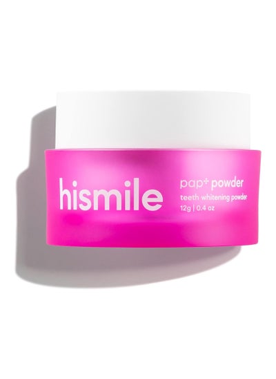 Buy Hismile Pap+ Tooth Whitening Powder, Enamel Safe, Active Whitening Ingredients, for Sensitive Teeth, Tooth Polish 12g in UAE