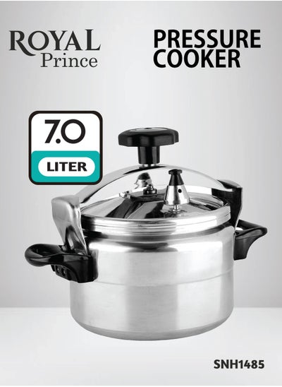 Buy Royal Prince Aluminium Pressure Cooker 7 Liter Arabic Cooker SNH1485 Silver Color in Saudi Arabia