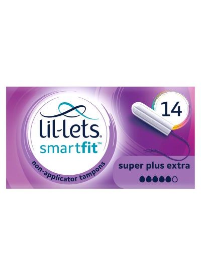 Buy Lil-Lets Non-Applicator Tampons (SmartFit™) – Super Plus Extra – 14 pack in UAE