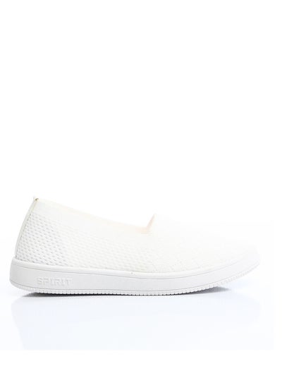 Buy Casual loafer shoes for women - white in Egypt