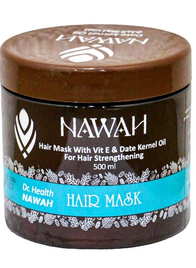 Buy Nawah Hair Mask With Date Kernel Oil For Hair Strengthening 500ml in Egypt