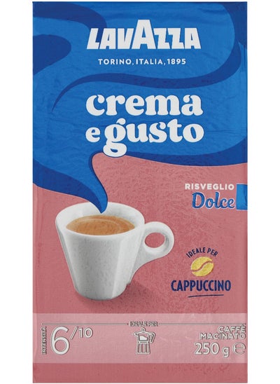 Buy Lavazza Crema e Gusto Ground Coffee 250g in UAE