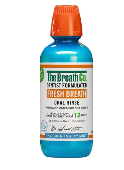 Buy Breathe Co 12-Hour Icy Mint Mouthwash 500 ml Oral Rinse in Saudi Arabia