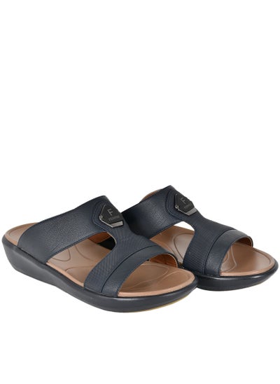 Buy Mens Ferrini Slip-On Arabic Sandals Navy in UAE