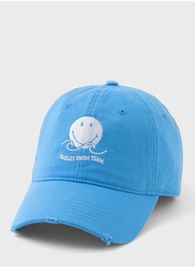 Buy Graphic Print Curved Peak Cap in UAE