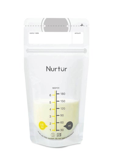 Buy Breast Milk Storage Bag Packages Of 30 Bags 180ml in UAE