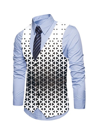 Buy New Fashionable Personalized Printed Men's Suit Vest in Saudi Arabia