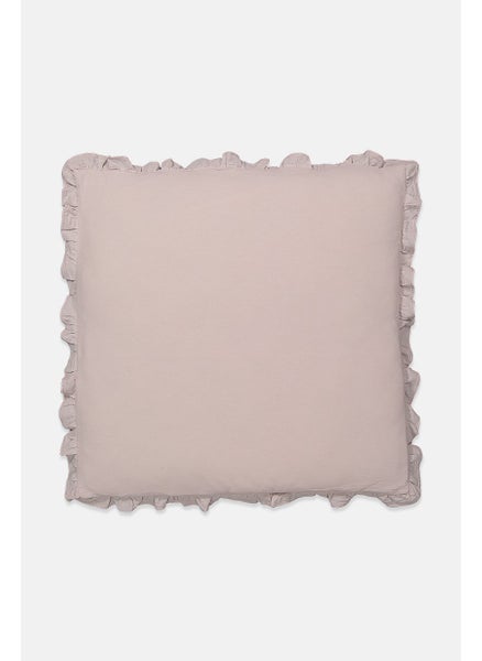 اشتري Washed cotton cushion 60 x 60 cm, Pink في الامارات