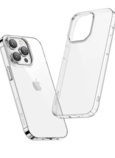 Buy Delgado PC Case for iPhone 15 Pro Max  - Clear in UAE