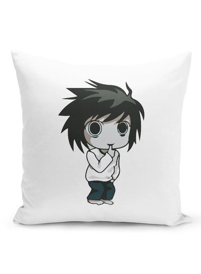 اشتري Death Note Throw Pillow Death Note Anime Couch Cushion Japanese Comic Style Manga Accent Pillow Cute Lawliet Cute Deathnote-Anime Fan Gift في الامارات