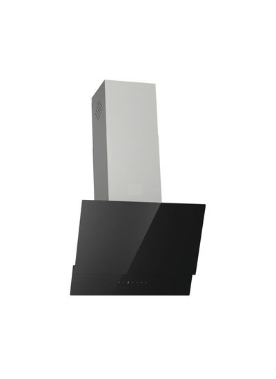 Buy Decorative hood 60 cm Air extraction 383 m³/h stainless steel anti fingerprint and glass 3 speeds level Touch control, Washable aluminum filter with polyurethane foam PWHI648EB in Egypt