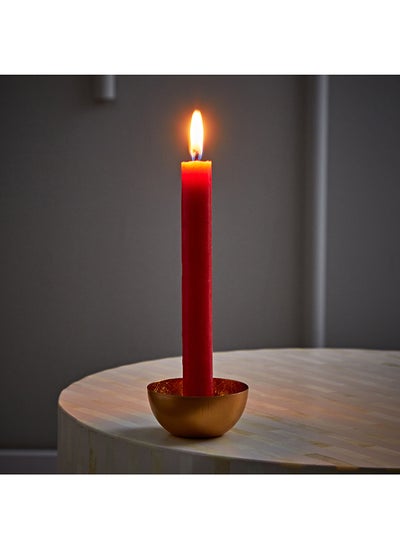 اشتري Blush Metal Candle Holder 7.5 x 3.5 x 7.5 cm في الامارات