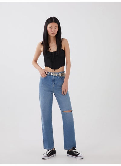 Buy High Waist Standard Fit Women Jeans in Egypt