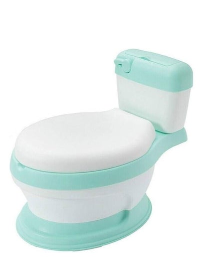 Buy Baby Training Potty Chair With Flush Sound Kids Commode Toilet Seat in Saudi Arabia