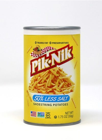 Buy Less Salt Shoestring Potato Chips 50grams in UAE