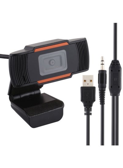 Buy 1080P 25fps HD Computer Camera Integrated Microphone USB Web Cam(Black) in UAE