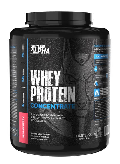 Buy Alpha Whey Protein Concentrate - Strawberry 2 KG in Egypt