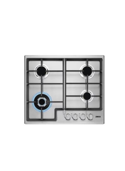 Buy ZGH66424XS Built-in Hob, 60 Cm, 4 Stainless Steel Gas Burners in Egypt