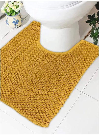 اشتري Town Plain Cotton Brown Bath Mat,40X50 في السعودية