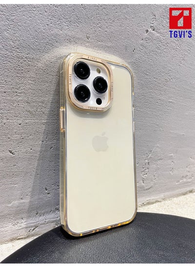 Buy TGVIS Grace jelly series case for iPhone 14 Pro Max - gold in Egypt