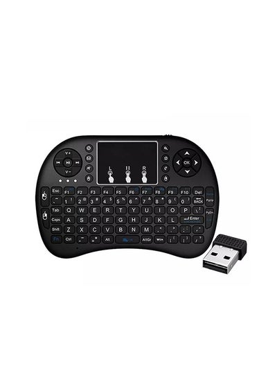 Buy I8 Mini Wireless Keyboard 2.4G Air Mouse Remote Touchpad Use Dry Battery for Android TV Box PC Wireless Keyboard in Saudi Arabia