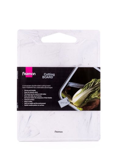 Buy Cutting Board 35x27cm, Plastic Chopping Board, Slicing Board Reversible, Dishwasher Safe, Juice Groove, Non-Slip Board For Meat Fruits and Veggies in UAE