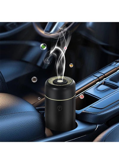 Buy Car Diffuser, Aromatherapy Essential Oil Diffuser, 100ml Electric Aroma Air Purifier Home 7 LED Color Lights, Auto Shut-Off in Saudi Arabia