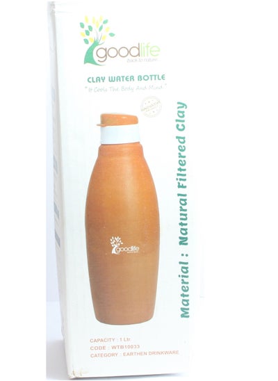 Buy Clay Water Bottle, 1L in Saudi Arabia