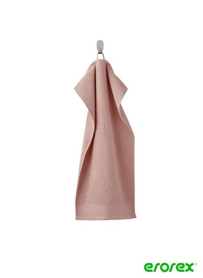 Buy Hand towel light pink 40x70 cm in Saudi Arabia