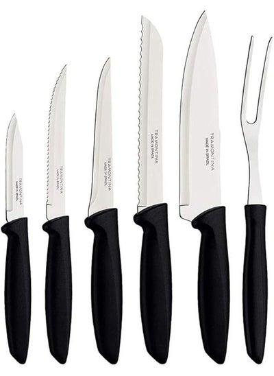 Buy Blinus Knife Set Of 6 Knives And 1 Carving Fork in Egypt