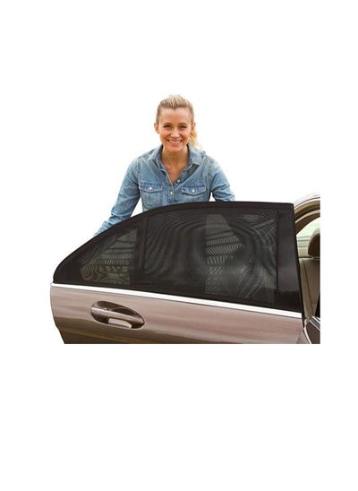 Buy Shade Windshield Protects Car Side Window Sun  Kids, Baby and Pets from Sun Glare And UV (1Pair for Front side Glass) in UAE