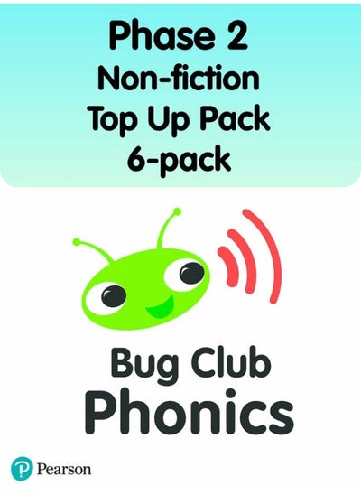 Buy Bug Club Phonics Phase 2 Non-fiction Top Up Pack 6-pack (96 books) in UAE