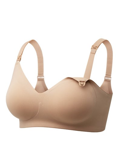 Buy Seamless Ultra Comfort Maternity Nursing Bras, Maple Sugar in UAE