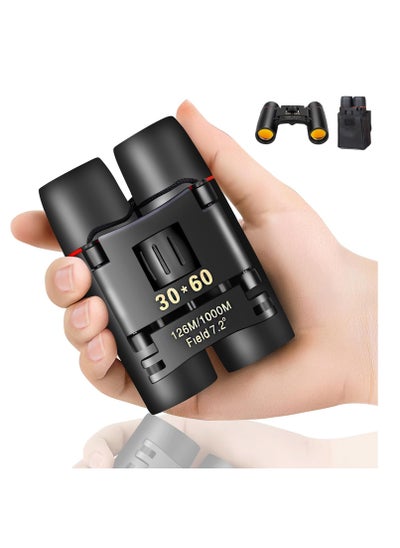 Buy Compact Binoculars, HD Mini Portable Outdoor Binoculars, Pocket Lightweight Folding Binoculars for Adults and Children Bird Watching Hunting, Watching Shows, Traveling and Tourism in UAE