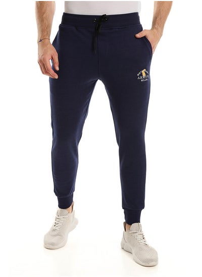 Buy Side Pockets Slip On Cotton Sweatpants With Hem in Egypt