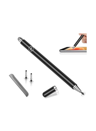 Buy Universal Stylus Pen for Touch Screens  Compatible with iOS and Android devices iPad iPhone Laptop Samsung Phones and Tablets for Drawing and Handwriting BLACK in Saudi Arabia