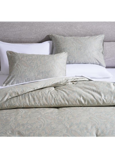 اشتري Hannah Paisley 3-Piece Comforter Set 200X240Cm - Duck Egg في الامارات