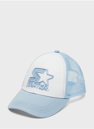 Buy Logo Print Curved Peak Cap in Saudi Arabia