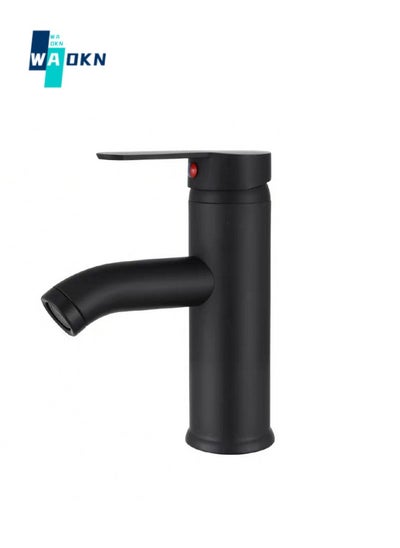 Buy High Arc Matte Black Kitchen Faucet Single Handle Stainless Steel,Commercial Single Hole Kitchen Sink Faucet,Modern One Hole Bar Sink Faucet (Matte Black) in UAE