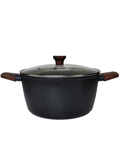 Buy Saucepot With Glass Lid 28cm in Saudi Arabia