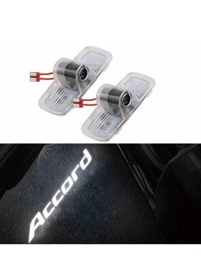 Buy Honda Accord 7 8 2003-2013  Door logo light Ultra Bright Logo New Emblem Accord Accessories Puddle Light Projector Light Honda Accessories 2pc in UAE