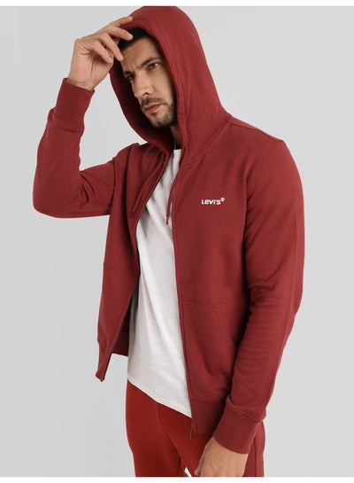 اشتري Men's Solid Hooded Sweatshirt في مصر